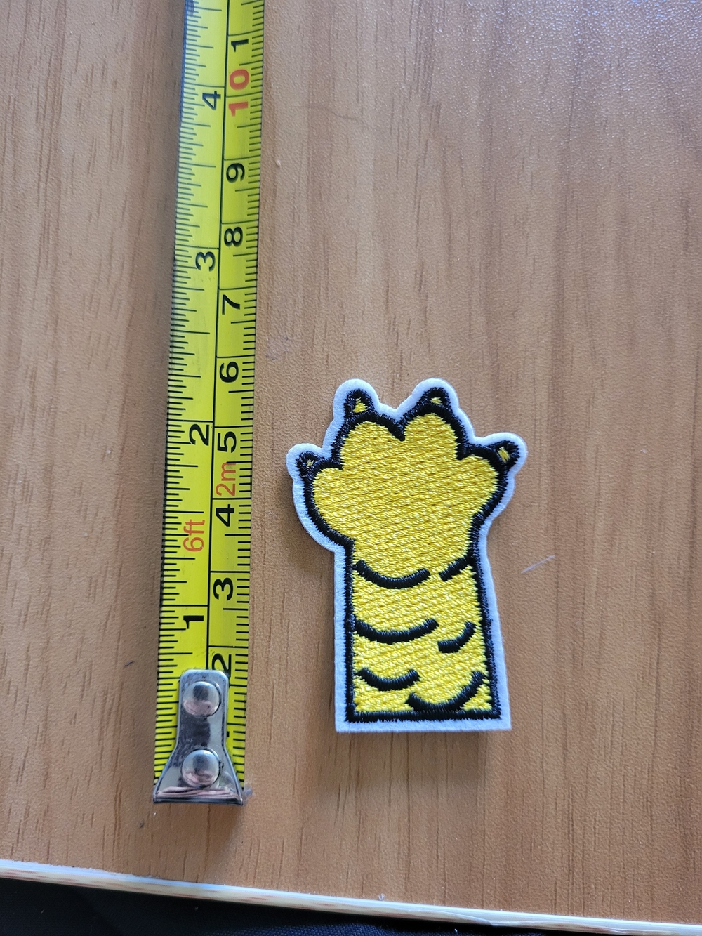 🎃BUY 2 GET 1 FREE🎃Yellow Cat  Paw Embroidered Patch
